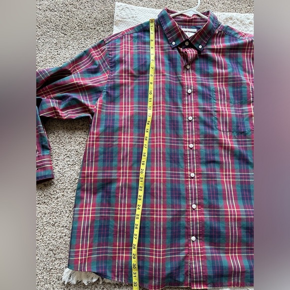 Oak Hill Shirt Men's 2XL Multicolor Long Sleeve Button Up 100% Cotton Pocket - Picture 9 of 12